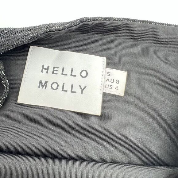 Hello Molly Black Spaghetti Strap Bodycon Mini Dress - Picture 3 of 4